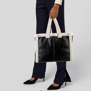 Black and Cream Tote Bag